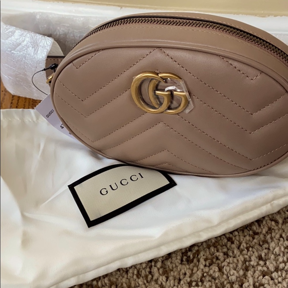 Gucci GG matelasse leather belt bag